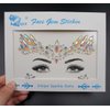 Glow In The Dark Face Jewels Face Gems Stick On Face Stickers Mermaid Rave Accessories Face Rhinestone Makeup Luminous Face Crystals Body Glitter For Women Christmas Festival (Tp346 Wing)