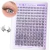 Wispy Lash Clusters Invisible Band Natural Lash Extensions Waterproof 8-16mm Cluster Eyelash Extension D Curl DIY Individual Cluster Lashes by ALICE