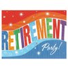 Oversized Jumbo Novelty Retirement Party Invitations ~ 8 Ct.