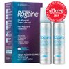 Rogaine Women's 5% Minoxidil Foam, Topical Once-A-Day Hair Loss Treatment for Women to Regrow Fuller, Thicker Hair, Unscented, 4-Month Supply, 2 x 2.11 oz