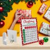 Exchange Dice Game, One Instruction Standing Sign with 2 Dice, Christmas Group Party Game, Xmas Gift Swap Game-SDGE02