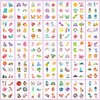 TatoYard 408 PCS Individually Wrapped Kids Tattoos for Party Supplies, 68 Sheet Temporary Tattoos Stickers, Birthday Bags Stuffers Fillers for Party favors Decorations (Glitter)