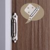 20 Pack(10 pairs) Brushed Satin Nickel Decorative Self Closing Face Mount Kitchen Cabinet Hinges Flush Variable Overlay