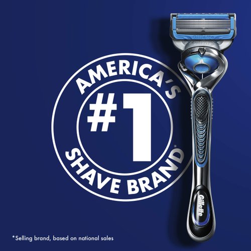 Gillette Fusion5 ProShield Chill Men's Razor Blades, 4 Blade Refills