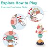 iPlay, iLearn Baby Rattles Set, Infant High Chair Toys W/Suction Cup, Grab N Spin, Interactive Development Baby Tray Toy, Newborn Gifts for 6, 9, 12, 18, 24 Months, 1 2 Year Olds, Boys Girls Kids