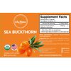 Via Natura Organics Sea Buckthorn Capsules 1000mg | Organic Herbal Supplement | Natural Source of Omega 3, Omega 6, Omega 7 and Omega 9 | 60 Capsules