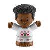 Replacement Part for Fisher-Price Little-People Advent Calendar Christmas Playset - HGP72 ~ Replacement African-American Little Boy Figure Wearing White Reindeer Outfit ~ Works Great with Many Sets!