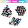 BBfancy 27Pcs Magnet Rainbow Ball Fidget Toy, DIY Hematite Stones Toys for Adults, Science Kit for Anxiety Relief, Magnetic Rattle Snake Birthday Gift Filler Stuffer Party Favors
