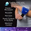 TheraPearl-14070 Color Changing Reusable Hot Cold Pack with Strap, Sports Size Ice Pack with Gel Beads, 11" x 4.5"