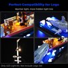 Rorliny LED Lighting Kit Compatible with Lego Jaws 21350(No Lego Models), Creative Light for Lego 21350 Set-Classic Version Light