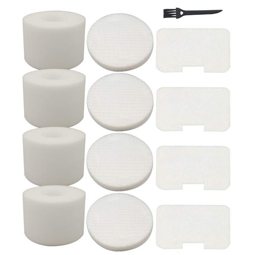 Dttery 4 Pack Filters Kit Replacement for Shark Navigator Deluxe Upright Vacuum NV42, NV44, NV46, UV402 Part # XFF36