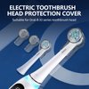THISONG Toothbrush Head Covers for iO Toothbrush Heads, Toothbrush Caps Suitable for Oral B Electric Toothbrush Head, iO Brush Head Covers for Travel&Home (4 Pcs, Transparent)