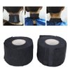 2 Rolls of Black Barber Neck Strips Disposable and Flexible Neck Strips Hair Edge Paper for Hair Styling, Salon Cutting, Coloring, Hairdressing, Hair dye