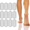 12Pcs Foot File Callus Remover Replacement Blades Pedicure Tools for Feet Detachable Foot Scrubber Hard Skin Remove Stainless Steel Big Hole for Wet and Dry Feet