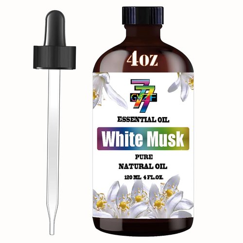 White Musk Essential Oil 4 Fl Oz (120 ml) -for Diffusers, Humidifiers, Home, Bath, Cleaning, Yoga, DIY Scented Candles