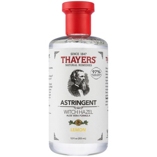 Thayer's Witch Hazel Products astringent with aloe vera formula, Clear, 12 Fl Oz