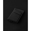 VULKIT Card Holder with Money Pocket Pop Up Wallet RFID Blocking Slim Metal Bank Card Case Holds 5 Cards and Notes(Black)