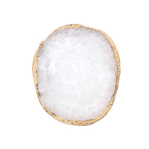 ccHuDE Resin Nail Art Palette Cosmetic Mixing Palette Nail Gel Polish Colors Mixing Pallet Makeup Palette Tray White