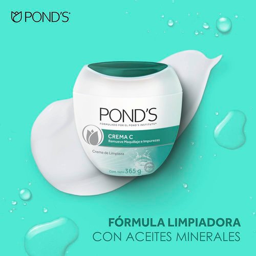 Ponds Cleansing Cream 365g - Crema C de Limpieza (Pack of 1)