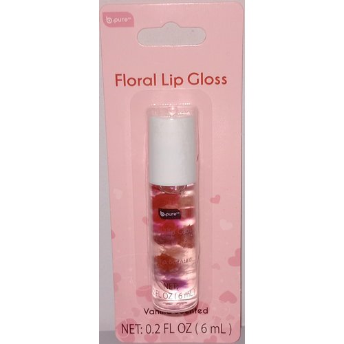 Floral Lip Gloss, Vanilla Scented, 0.2 fl oz