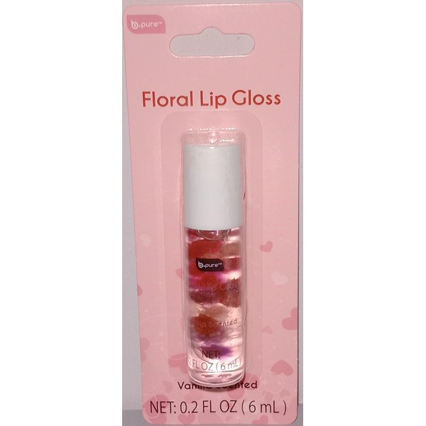 Floral Lip Gloss, Vanilla Scented, 0.2 fl oz