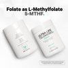 Codeage Ultra Life Telomeres Supplement - 5 MTHF Folate Vitamin B9, Vitamin B12 Methylcobalamin, Vitamin D3, L-Theanine, Ashwagandha - 3-Month Supply - DNA, Methylation Cycle - Non-GMO - 90 Capsules