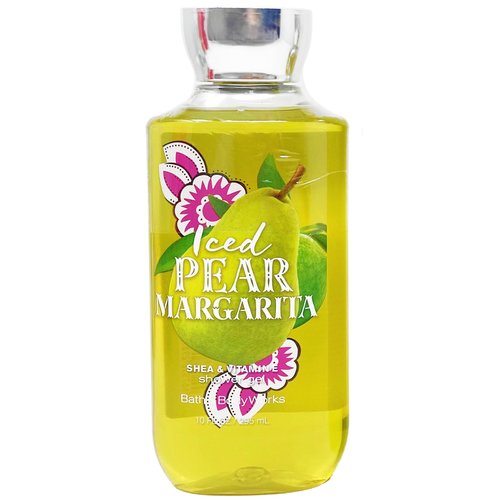 Bath & Body Works Iced Pear Margarita-2 Pack of Shower Gel With a Wild Jasmine Soap.