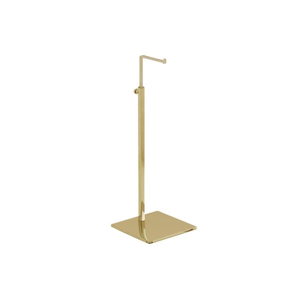 B&NN Adjustable Metal Handbag Rack Tabletop Handbag Purse Display Stand Single Hook Bag Stand Holder (Gold)