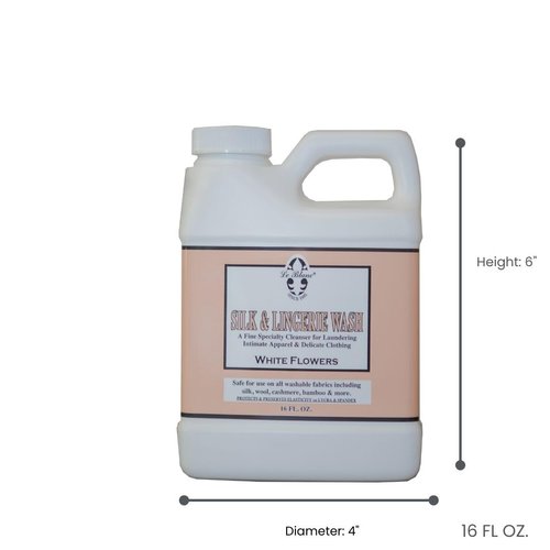 Le Blanc® White Flowers Silk & Lingerie Wash – Luxury Laundry Cleanser for Delicates- 16oz. (1 pack)