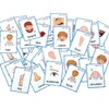 Set of(Body Parts+Insects) Flash Cards for Toddlers | Kids Learning Montessori Pocket Cards Toys | Perfect for Pre-K Decorations Background Wall Stickers,Teacher/Autism Therapists Tools