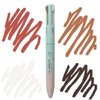 BeauFairy 4 in 1 Makeup Pen, Eye Liner, Brow Liner, Lip Liner, Highlighter Pen, All in One Waterproof Long-Lasting Multi-function Beauty Pencil, Facial Makeup Easy Carry Cosmetic for Wedding Party