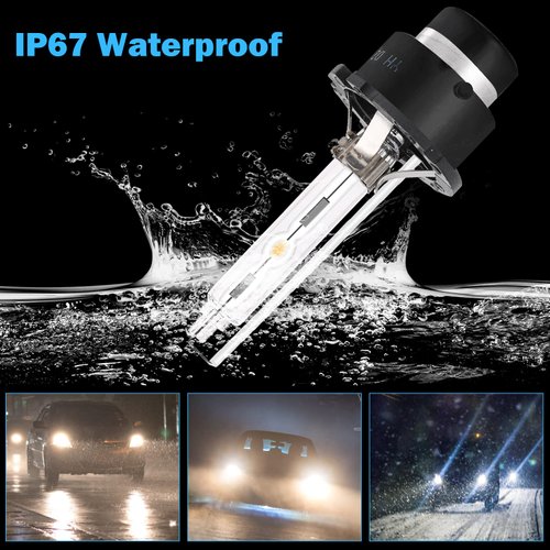 W3T19371 Xenon HID Headlight Ballast with Igniter & D2S Bulb Replacement for Acura TL TSX ILX ZDX RDX Honda Odyssey Mazda 3 5 CX-9 Mitsubishi Outlander Lancer - Replaces W3T15671 W3T16271