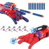 LINMANSHUO Set of Kids Spider Web Shooterm, Spiderman Toy Fun Decoration Kids Educational Toy Wrist Launcher, Spider Hero Cosplay Costume Prop Launcher Wrist Toy Gift (Set1)