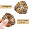 7-in-1 Spinner DND Dice Set, Rotate Metal Rotate Dungeons and Dragons DND Compass Dice, Cool RPG Role Playing Table Game Dice