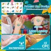 EMOME 204 PCS Dinosaur Glitter Tattoos, Kids FakeTattoos Temporary Stickers for Boys Pre-cut, Dinosaur Birthday Party Supplies Favors Games Decorations