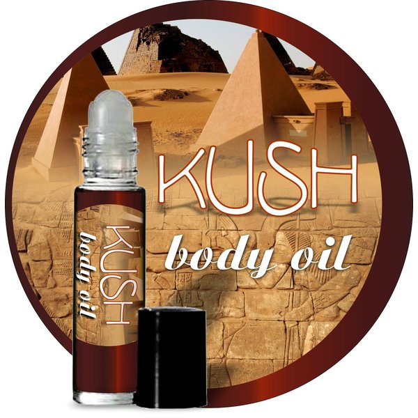 Kush Type Perfume Fragrance Oil Body Oil 1/3 oz roll on Glass Bottle Uncut