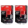 Milwaukee 48-11-2450 12V Lithium-Ion High Output 5Ah Battery 2 Pack