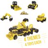 QStar Mini 16 Car Building Blocks Compatible with Lego Party Favors for Kids, Prizes for Kids Classroom, Goodie Bag Fillers