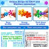 Curious 2 Learn 300 Pieces Building Blocks- Kids STEM Toys Educational Building Toys- Discs Sets Interlocking, Solid Plastic for Preschool Kids Boys and Girls Aged 3+, Creativity Kids Toys