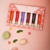 YOUNG VISION Thermosensitive Color-Changing Lip Gloss Set - 6 Colors: Orange, Strawberry, Mint, Cherry, Candy, Vanilla - Hydrating Lip Oil & Plumping Lip Gloss Kit - Christmas Gift for Girls/Women