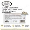 Sweet Almond Bar Soap by SoF Body Care (Formerly South of France Body Care) | Triple-Milled Soap with Shea Butter + Essential Oils | Vegan, Non-GMO Body Soap | 6 oz Bar | 4 Bars