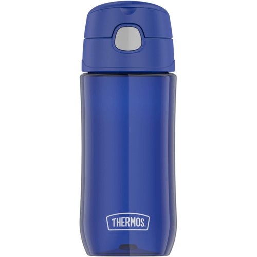 THERMOS FUNTAINER 16 Ounce Plastic Hydration Bottle with Spout, Blueberry