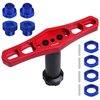 HobbyPark 17mm Wheel Hex Hubs Adapter with Wrench for 1/8 RC Cars Monster Trucks Off Road Buggy (with Navy Blue Adapter)