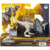 Mattel Jurassic World Strike Attack Dinosaur Toy, Dilophosaurus Action Figure with Movable Joints & Strike Motion