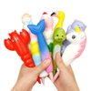 Anboor Squishys Set Toy,5pcs Random Squishies Grip Pens Relief Classroom Stressm,Squeeze Topper Pen Holder for Student Kid Teen Stress Relief Kid's Toys