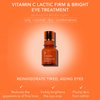 Dr. Dennis Gross Vitamin C Lactic Firm & Bright Eye Treatment | Silky, Lightweight, Fast-Absorbing Treatment to Improve Puffiness, Dark Circles, and Wrinkles Around the Eyes | 0.5 oz