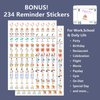 Desk Calendar 2024, Monthly Desktop Calendar, Standing Flip Calendar with Thick Paper(Jan. 2024 - Jun. 2025, 10" x 8.25"), Academic Year Standing Desk Calendar with Planner Stickers
