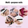 10 PCS Professionelle Double Sided 100/180 Grit Nail Files Emery Board Black Manicure Pedicure Tool and Nail Buffering Files