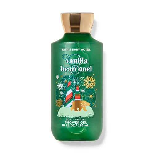 Bath & Body Works Vanilla Bean Noel Shower Gel, 10 Ounce