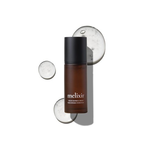 Melixir Vegan Bamboo Hydration Serum 1.7 fl oz. | Korean Hydrating Serum with Bamboo, Green Tea, and Centella Asiatica Extract (Package May Vary)